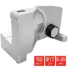 Fritel SL 3657 elektrinė pjaustyklė, 150 W, nerūdijančio plieno peilis, 170 mm, 0–15 mm pjovimo storis, sidabrinė/juoda