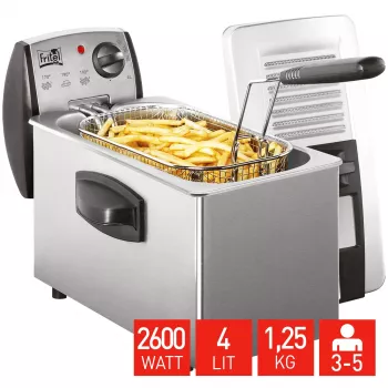 FRITEL Starter Deep Fryer 4 Liter 2.6kW Grey