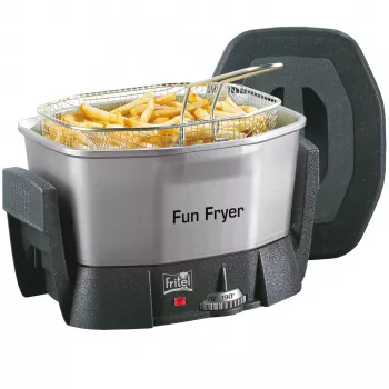 FRITEL Starter Deep Fryer 1.5L 1400W Black/Grey/Silver