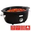 Lėtai verdantis puodas FRITEL Family 5,5 l 210 W juodas/chromuotas