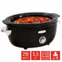 Lėtai verdantis puodas FRITEL Family 5,5 l 210 W juodas/chromuotas