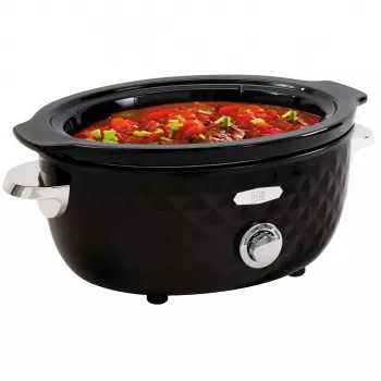 Lėtai verdantis puodas FRITEL Family 5,5 l 210 W juodas/chromuotas