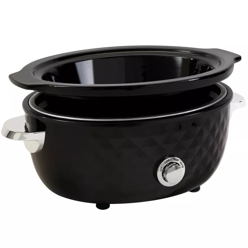 Lėtai verdantis puodas FRITEL Family 5,5 l 210 W juodas/chromuotas
