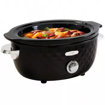 FRITEL Family Slow Cooker 3.3L 150W Black/Chrome