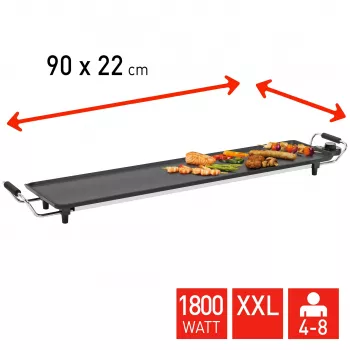 FRITEL Starter TY 1897 XXL Teppanyaki Grill 1800W sidabrinis/juodas