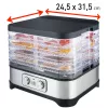 FRITEL Family Food Dehydrator 250W Silver/Grey