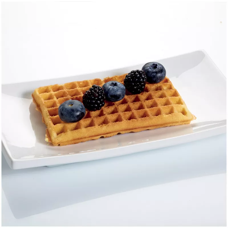 FRITEL Family Waffle Plate Set (2 Plates) for Waffle Maker 1300 Series - Non-Stick Cast Aluminum, Dishwasher Safe, Black/Grey
