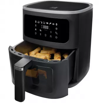 Fritel SnackTastic 7520 Oro gruzdintuvė 6L Juoda