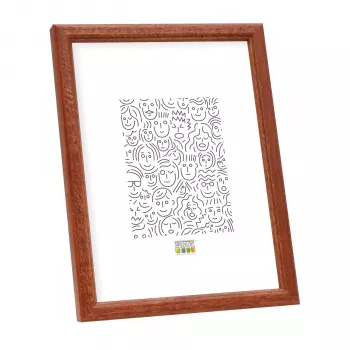 Deknudt S236H3 15x20 Wooden Frame Dark Brown
