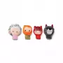 Lilliputiens Little Red Riding Hood Finger Puppet Set (4 Personažai + Laikymo Maišelis, 12m+)