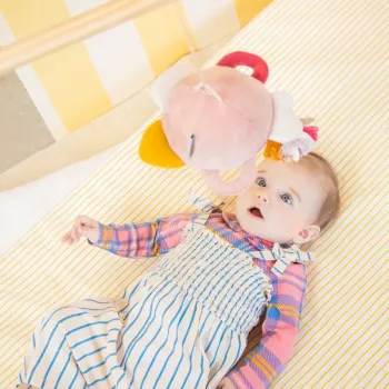 Lilliputiens Activity Mirror Lena the Unicorn su Rankenomis, Sensorinis Žaislas Kūdikiams nuo 3 mėn.