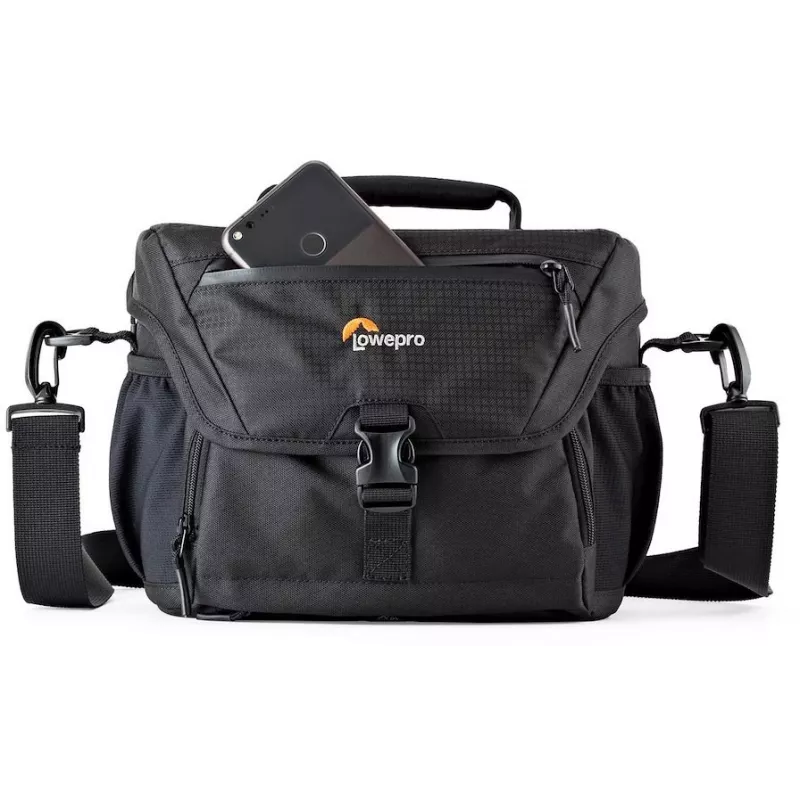 Lowepro Nova 180 AW II Pečių krepšys DSLR / veidrodiniam fotoaparatui su objektyvu, juodas