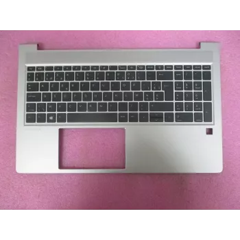 HP Cover Top su klaviatūra CP NoSD Belgian (M78508-A41) – Natural Silver