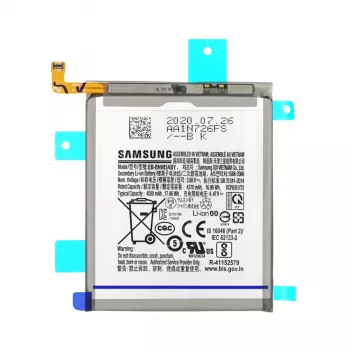 Samsung Galaxy Note 20 Ultra LCD Display Assembly with Frame (GH82-23333A) - Mystic Black