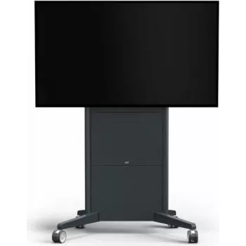 SMS Presence Mobile Motorized Cart LCD / Touchscreen ekranams, užrakinamas, tamsiai pilkas, iki 213 cm (84 inch) 150 kg / iki 249 cm (98 inch) 100 kg