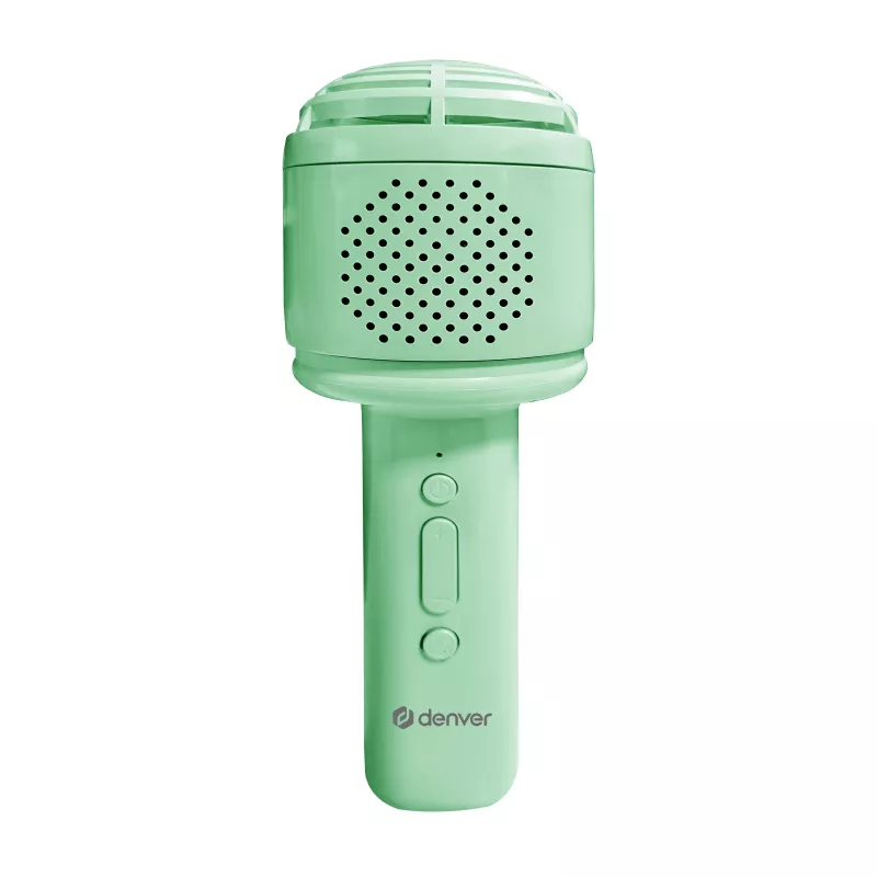 Denver KMS-30 Green Karaoke Microphone with Bluetooth Speaker