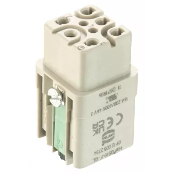 Harting Han Q lizdo įdėklas 5+PE Quick Lock 1,5 mm²