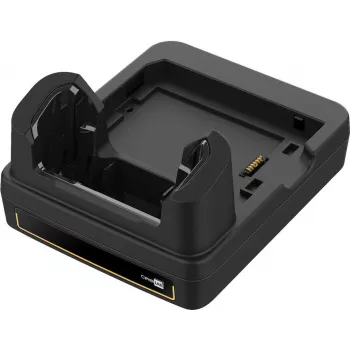 CipherLab RS36 vieno lizdo įkrovimo stotelė su DC į USB laidu, juoda
