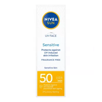 NIVEA Sun Sensitive Face Sunscreen SPF50 50ml