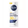 NIVEA Men Sensitive Daily Protect Drėkinamasis veido kremas su SPF30 50ml
