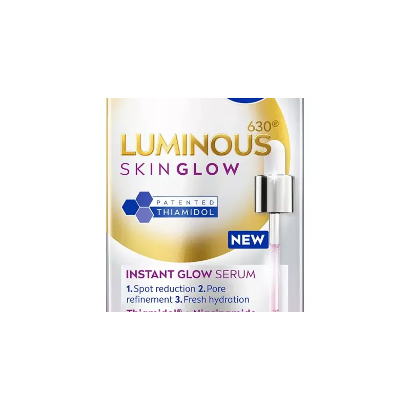 NIVEA Luminous630 Skin Glow tuojautinio švytėjimo serumas 15 ml