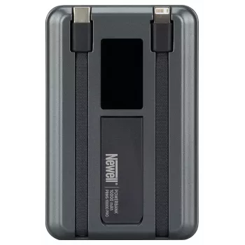 Power Bank Newell MS-10000 Pro MagSafe 10000 mAh Lightning, USB-C - Pilka