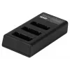 Newell CD-USB-C Triple-Channel Battery Charger, skirta Canon LP-E17