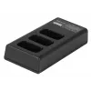 Newell CD-USB-C Trijų kanalų akumuliatorių įkroviklis, skirtas Sony NP-FW50