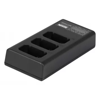Newell CD-USB-C Trijų kanalų akumuliatorių įkroviklis, skirtas Sony NP-FW50