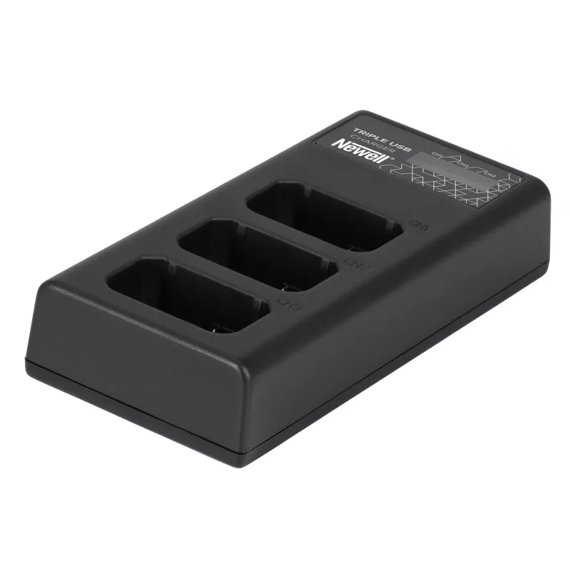 Newell CD-USB-C Trijų kanalų akumuliatorių įkroviklis, skirtas Sony NP-FW50