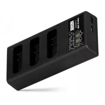 Newell CD-USB-C 3 kanalų baterijų įkroviklis Nikon EN-EL14