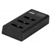 Newell CD-USB-C Triple-Channel Battery Charger for Sony NP-BX1 Batteries