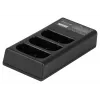 Newell CD-USB-C Triple-Channel Įkroviklis, skirtas Canon LP-E6 baterijoms