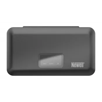 Newell LCD-PB-SD dviejų kanalų LCD baterijų įkroviklis, skirtas Olympus BLS-5