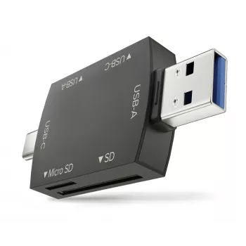 Newell OTG 4-in-1 USB 3.0 Hub Black