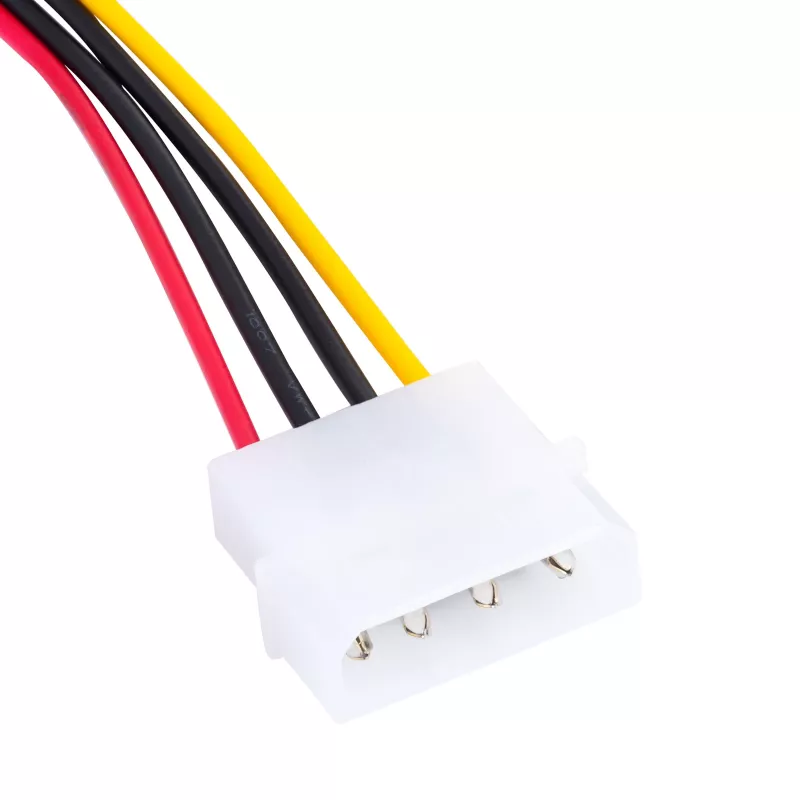 Akyga AK-CA-17 Molex į SATA maitinimo adapterio kabelis, 15 cm