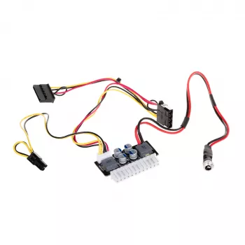 Akyga AK-CA-38 PICO PSU DC/ATX maitinimo adapteris 80W 20+4pin P4 SATA Molex Mini-ITX