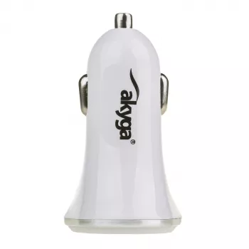 Akyga AK-CH-07 Automobilinis įkroviklis 12/24V 18W USB-A Quick Charge 3.0 5-12V / 1.5-3A Baltas