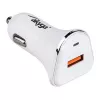 Akyga AK-CH-07 Automobilinis įkroviklis 12/24V 18W USB-A Quick Charge 3.0 5-12V / 1.5-3A Baltas