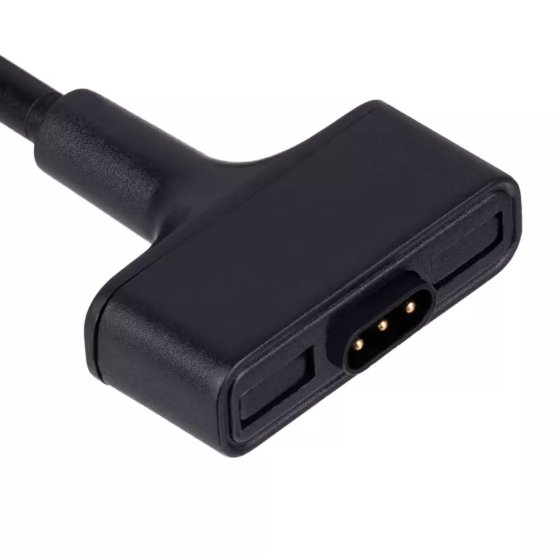 Akyga AK-SW-23 magnetinis USB įkrovimo kabelis Fitbit Ionic, 1 m, juodas