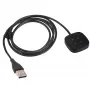 Akyga AK-SW-27 magnetinis USB įkrovimo kabelis Fitbit Versa 3 / Sense, 1 m, juodas