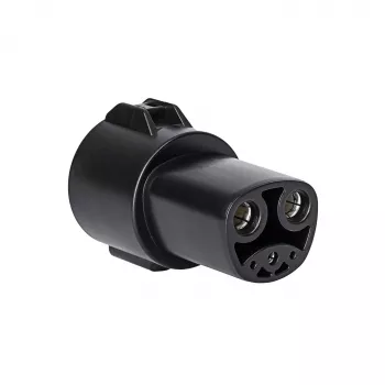 AKYGA AK-SC-E07 J1772 į Tesla EV įkrovimo adapteris, Type 1 lizdas į Tesla kištuką, 32A, 7,4 kW, IP54, juodas