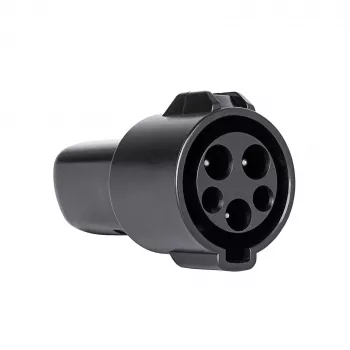 AKYGA AK-SC-E07 J1772 į Tesla EV įkrovimo adapteris, Type 1 lizdas į Tesla kištuką, 32A, 7,4 kW, IP54, juodas
