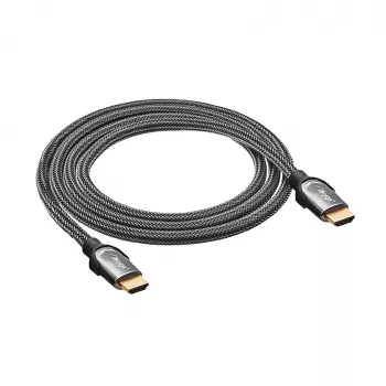 Akyga AK-HD-15S HDMI 2.1 laidas 1,5 m ekranuotas varinis 48 Gbps 8K@60Hz 4K@120Hz