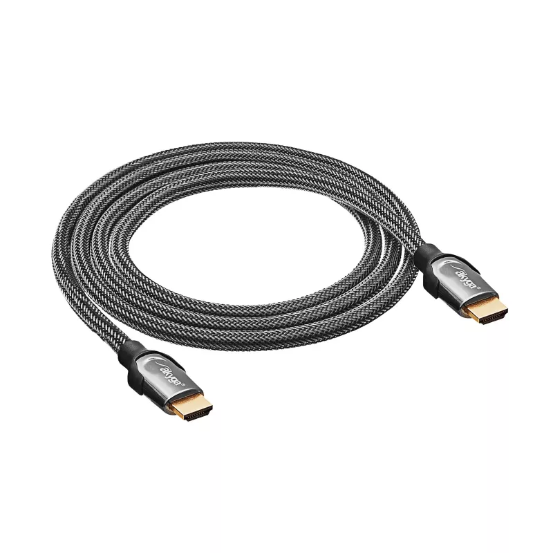 Akyga AK-HD-15S HDMI 2.1 kabelis, ekranuotas, varinis, pintas, 48 Gbps, 8K@60Hz / 4K@120Hz, 1,5 m