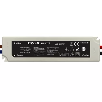 Qoltec LED Switching Power Supply 60W 12V 5A IP67 Waterproof White