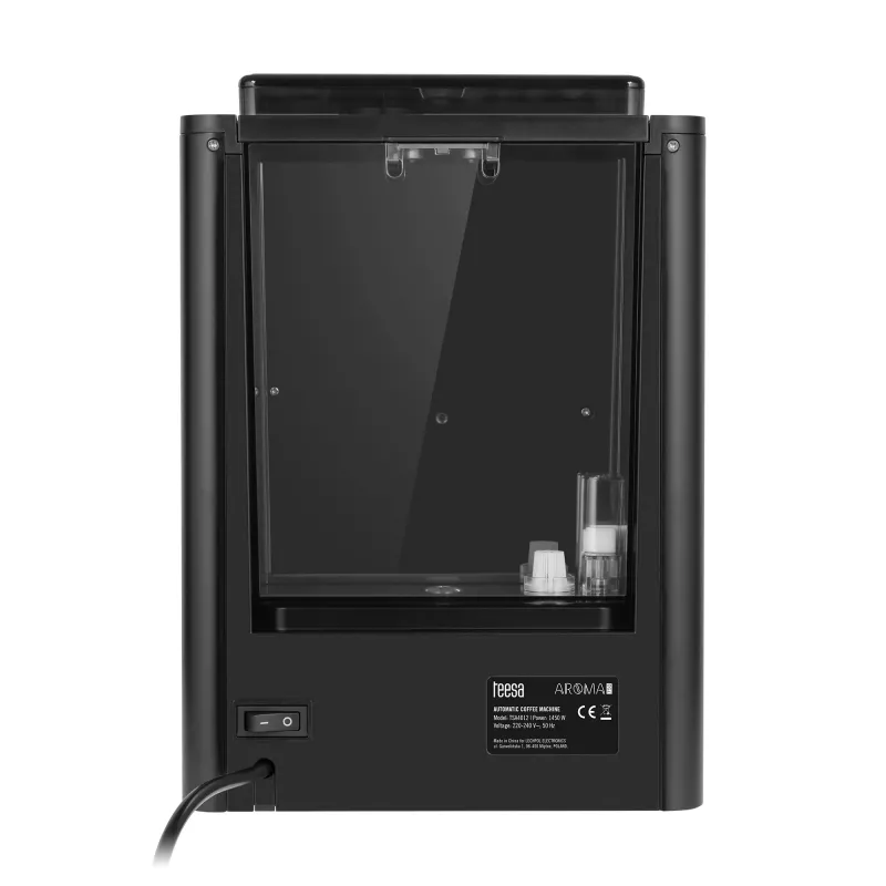 TEESA AROMA 750 automatinis kavos aparatas su malūnėliu, 1450 W, 1,5 l, juodas