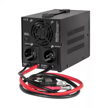 KEMOT PROsinus-500-LFP4 Nepertraukiamo maitinimo šaltinis su gryno sinuso inverteriu ir įkrovikliu 12V 230V 500VA/300W
