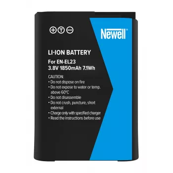 Newell atsarginė baterija Nikon EN-EL23, 1850mAh, 7,0Wh, Li-ion