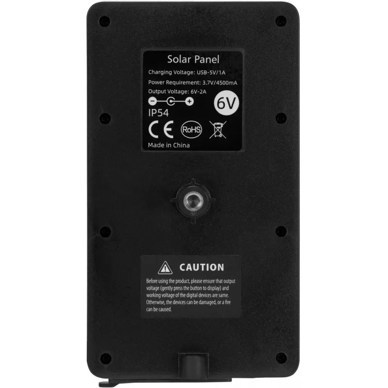 Saulės baterija su 8000 mAh akumuliatoriumi, skirta Redleaf RD3019 Pro lauko kamerai – 2 W monokristalinė, IP66
